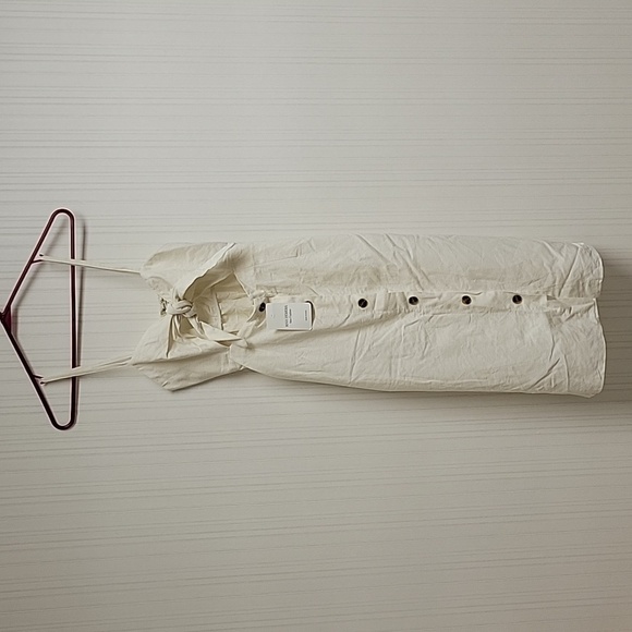 maia hemera Dresses & Skirts - Maia Hemera cotton/polyester made in Italy tie front dress women's sz small NWT